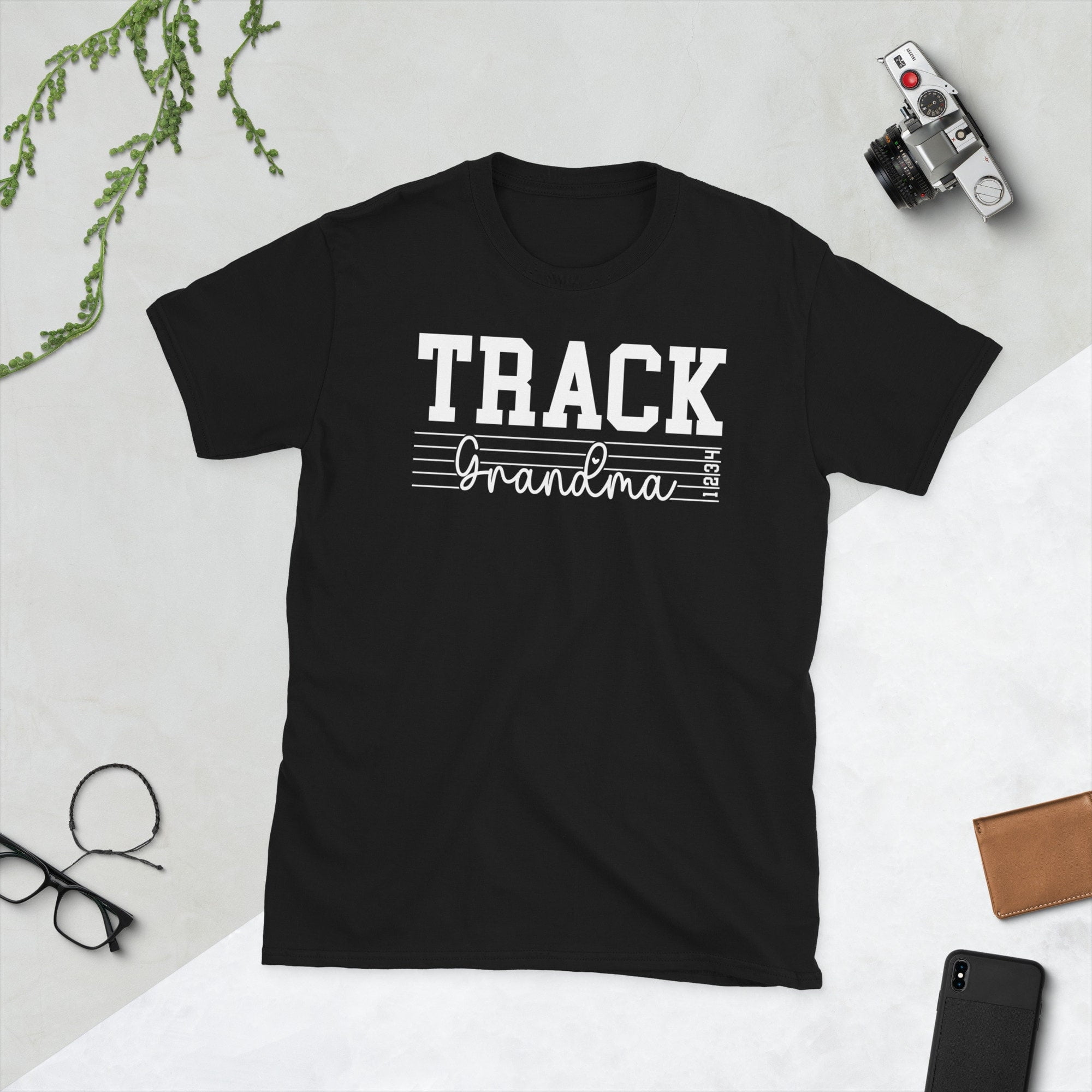 DeliFri Best Track Grandma Of A Track And Field Athlete T-Shirt