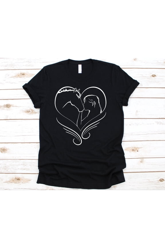 Girl Kissing Horse Shirt, Horse, Horse Lover Gift, Horse Riding Shirt, Horse Tee, Horse Racing, Cowgirls, Horse Girls, Kiss