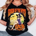 thumbnail image 1 of DeliFri Retro Season Of The Witch T-Shirt, Girls Will Be Girls T-Shirt, Feeling Witchy T-Shirt, Girly Halloween T-Shirt, Witchy Vibes T-Shirt, Witches Halloween T-Shirt, 1 of 4