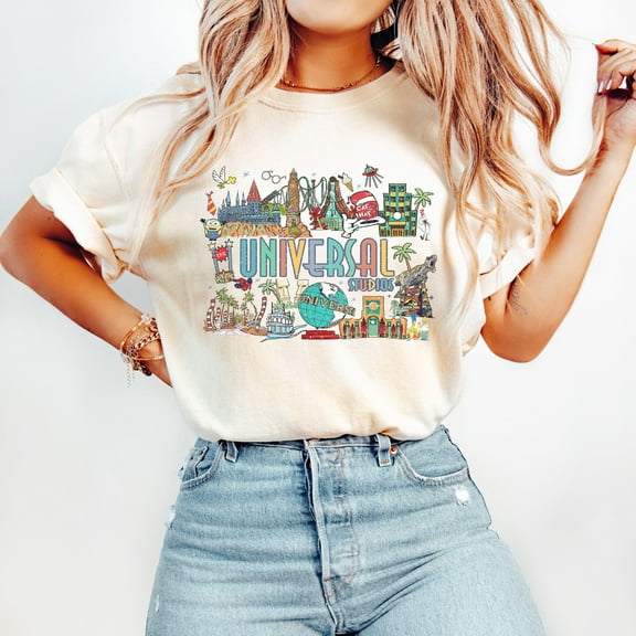 DeliFri Retro Universal Studios Shirt, Universal Studios Shirt, Universal Orland Shirt, Universal Florida Shirt, Universal Family Trip Shirt