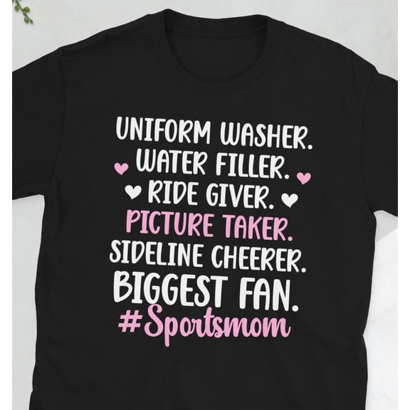 DeliFri Sports Mom Sports Mama Sports Mother Sport Mom T-Shirt