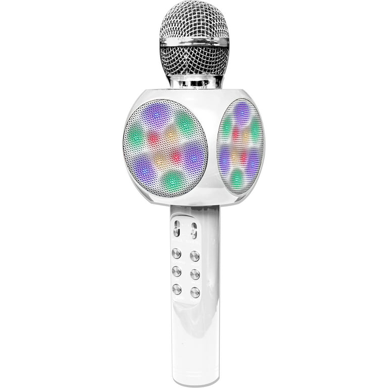 LED Light-Up MIcrophone White LED Light-Up MIcrophone White