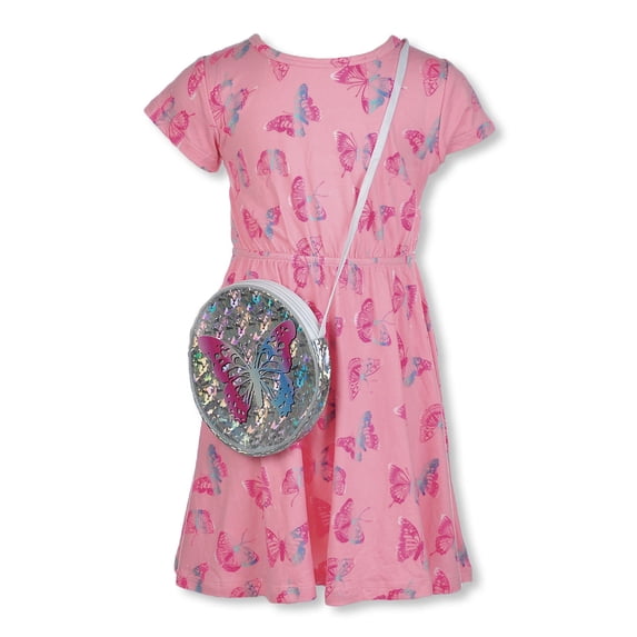 Delia's Girl Girls' Dress With Handbag - pink, 10 - 12 (Big Girls)