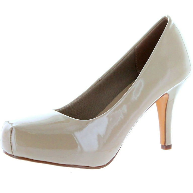Taupe heels closed toe outlet