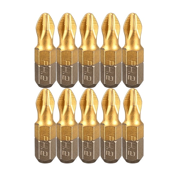 Delicate 10pcs PH2 Screwdriver Bit Set for Furniture Constructions Projects Perfect for Enthusiasts Professional