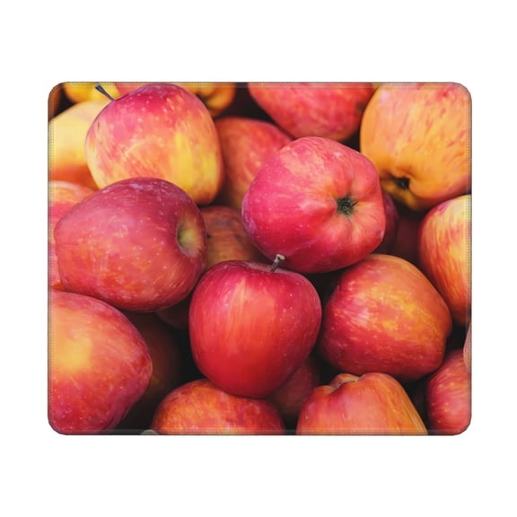 Delicate Apples{ Mouse Pad ,Mousepad }Non-Slip Rubber Base Waterproof with Stitched Edges for {Gaming ,Office ,Home},Computers Laptop,10x12in