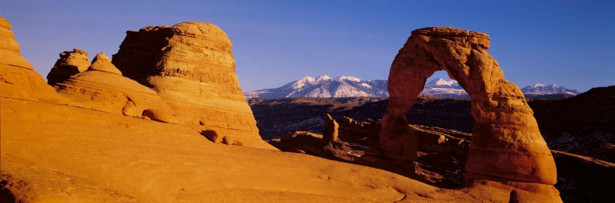 Delicate Arch Arches National Park Moab Utah Canvas Art - Panoramic Images (27 x 9)
