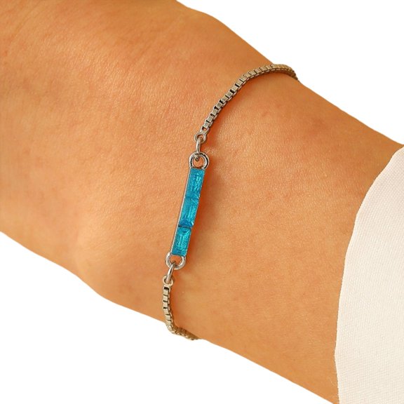 Delicate Birthstones Bracelet in Elegant Color for Friendship and Love