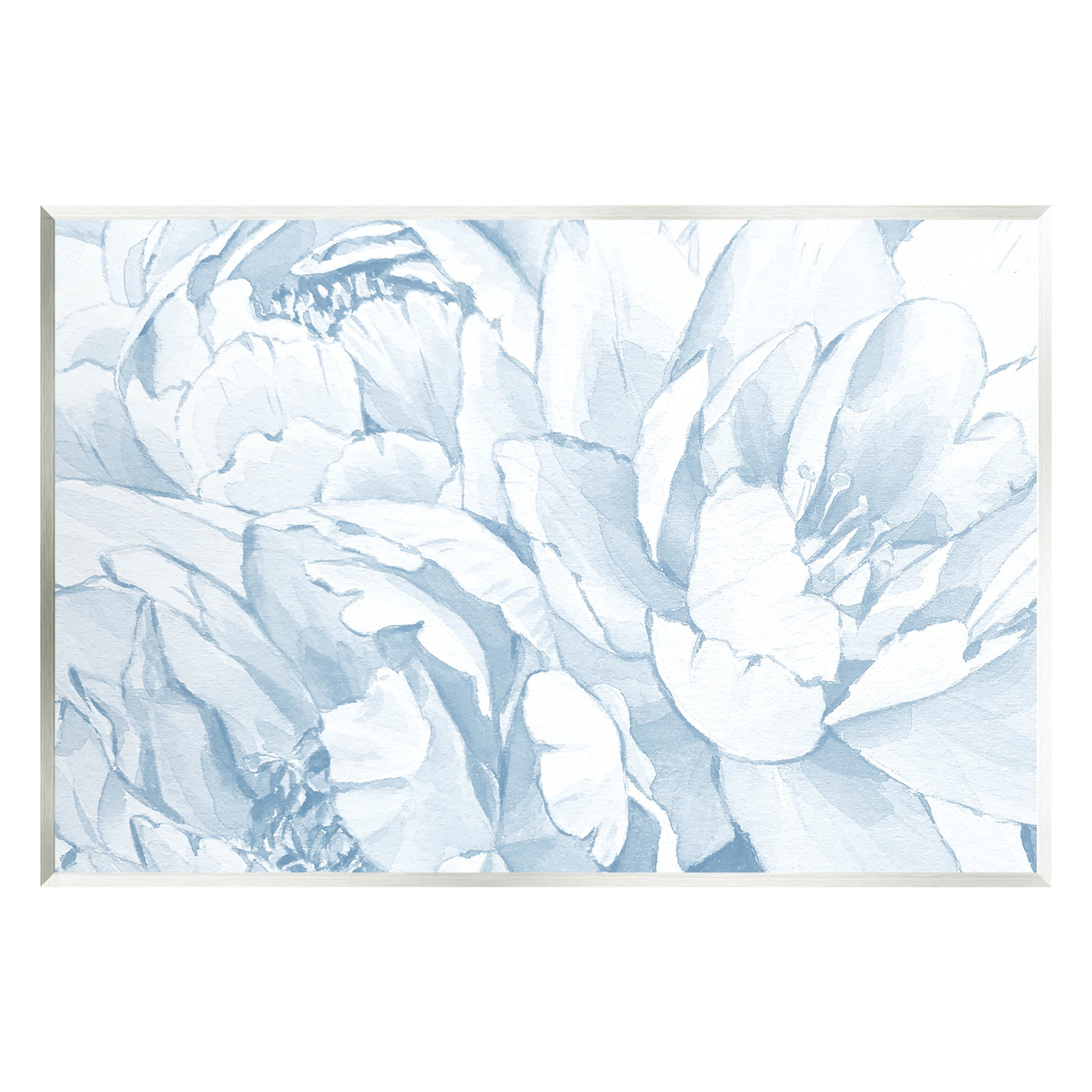 Delicate Blooming White Peonies Botanical & Floral Graphic Art Unframed Art Print Wall Art