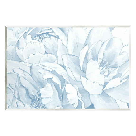 Delicate Blooming White Peonies Botanical & Floral Graphic Art Unframed Art Print Wall Art