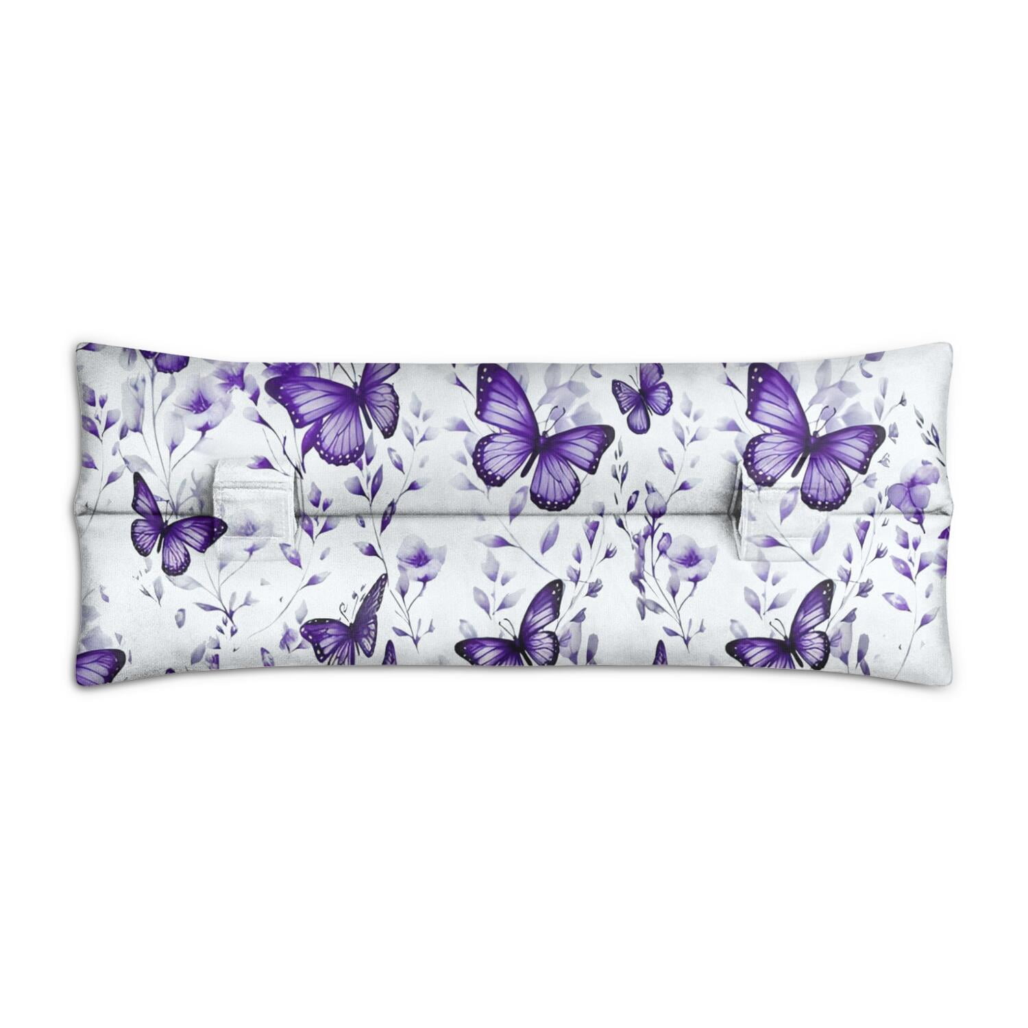 Delicate Butterfly & Stars Seatbelt Cushion - Soft Mastectomy Pillow for Post-Surgery Comfort - Floral Car Travel Pillow for Women