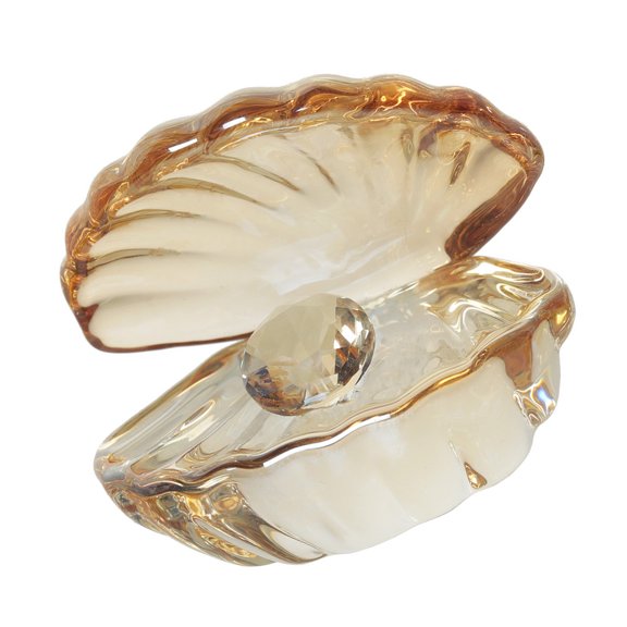 Delicate Crystal Shell Statue for Workspaces Or Shelf Seashells Centerpiece Decoration For Home Desk Display