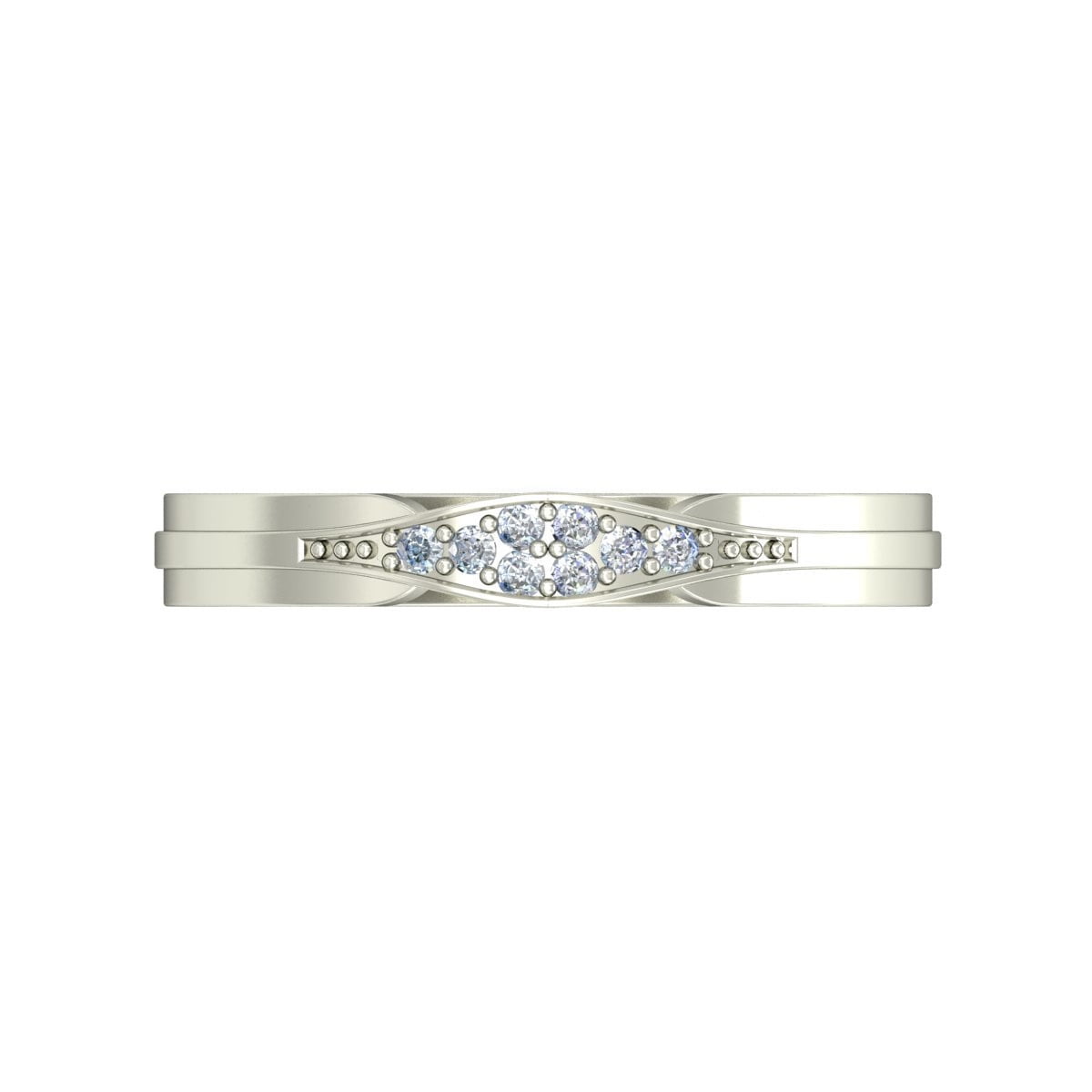 Delicate Daily Wear Diamond Ring, Stackable Diamond Band, Simple ...