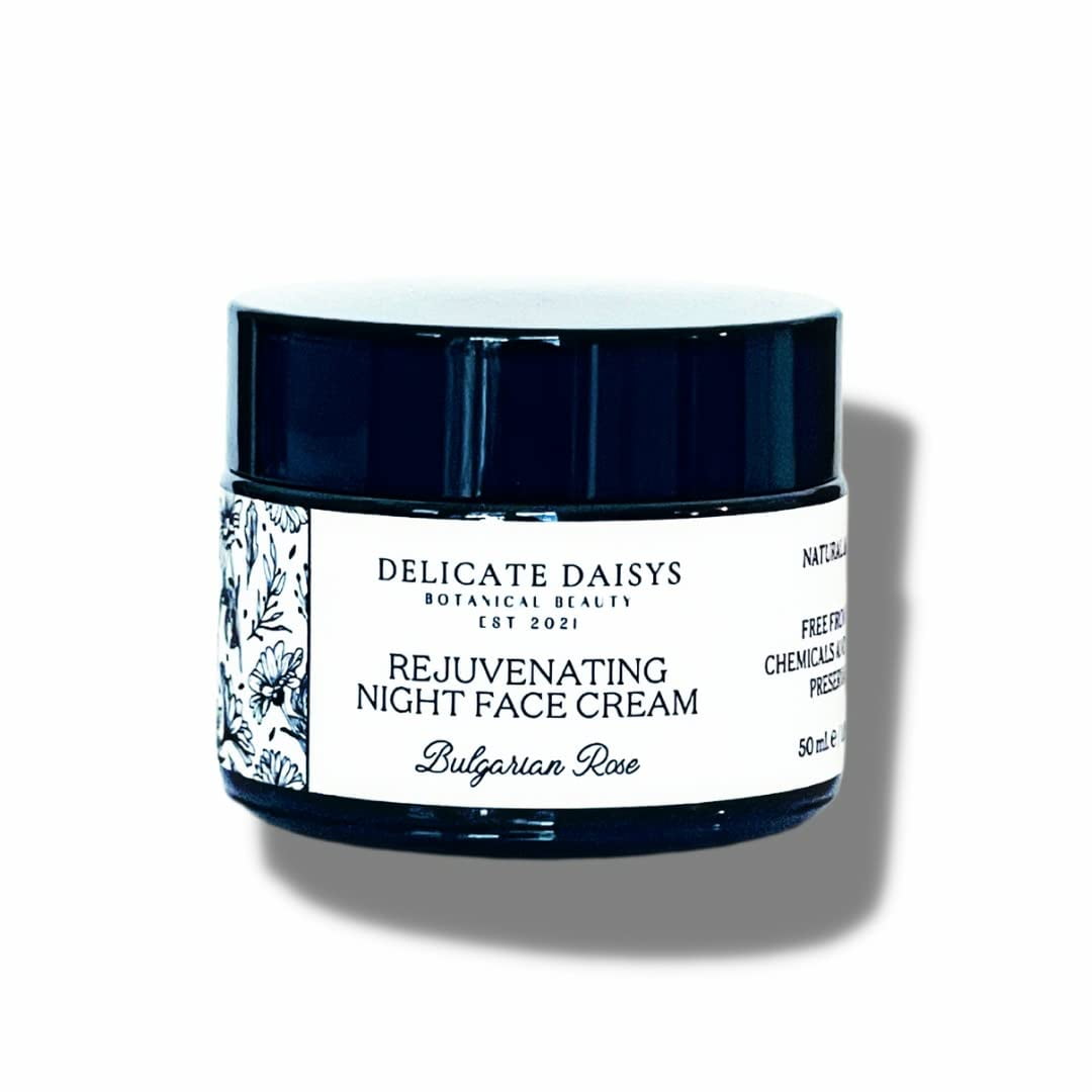 Delicate Daisys Botanical Beauty Rejuvenating Night Face Cream 24 Hour AntiAging Face