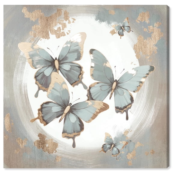 Delicate Dance Canvas Print Botanical Wall Art by Art Remedy, Gallery Wrapped, 20 x 20