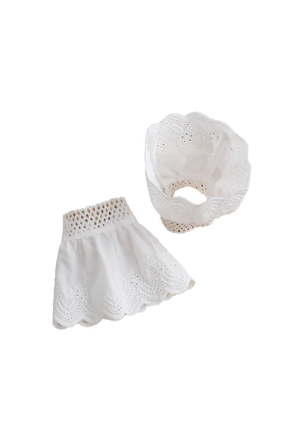Delicate Detachable Sleeves Cuffs White Women Lace Wedding Flounces Ruffled Paired Wrist Warmer Ruffled for Sweater