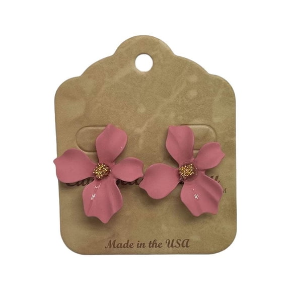 Delicate Dogwood Flower Earrings | Floral Jewelry