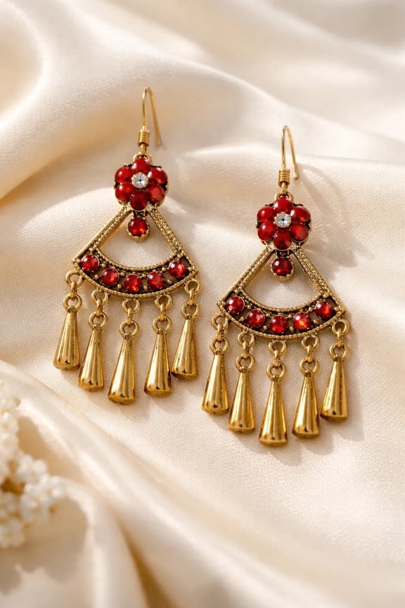Delicate Earrings Fringed Earrings, Exotic Minority Earrings