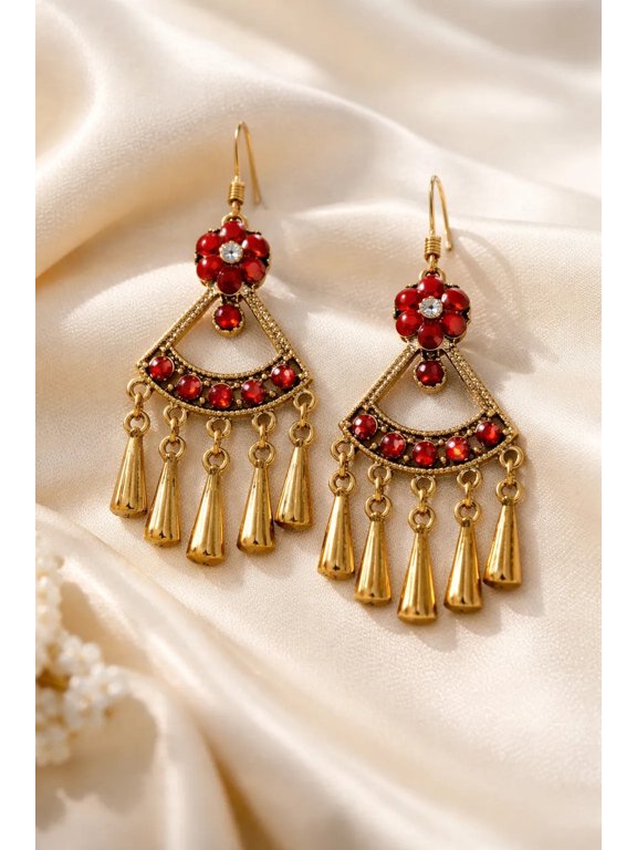 Delicate Earrings Fringed Earrings, Exotic Minority Earrings