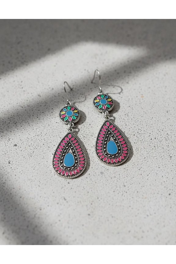 Delicate Earrings Geometric Beaded Accessory Earring Pretty