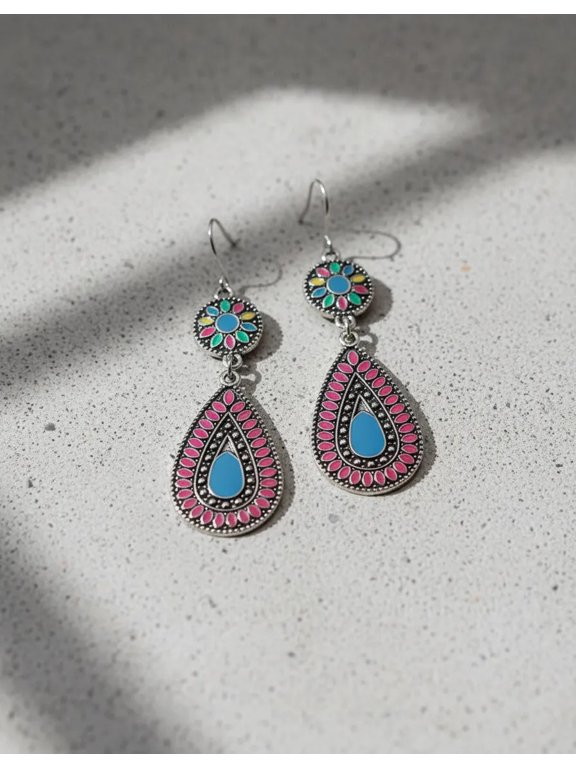 Delicate Earrings Geometric Beaded Accessory Earring Pretty