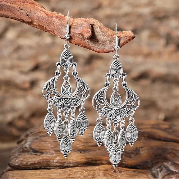 Delicate Earrings Retro Minority Bohemian Water Drop Earring