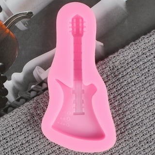 10 Cavities Variety of Guitar Shapes Silicone Chocolate Mould Ice Cube Candy  Cake Decoration Mold DIY Baking Molds