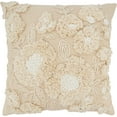 thumbnail image 1 of Delicate Embroidered Floral Down Filled Pillow, 1 of 4