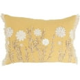 thumbnail image 1 of Delicate Embroidered Floral Pillow Cover, 1 of 4