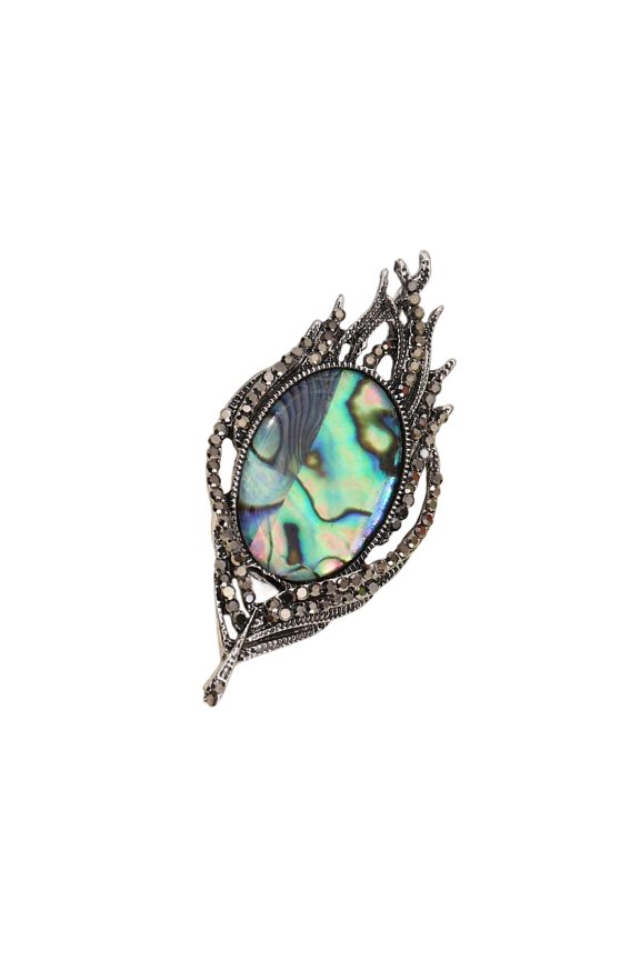 Delicate Feathered/Feline Brooch With Safety Lock Lightweight Copper Jewelry Accessory Perfect For Outfits And Travel