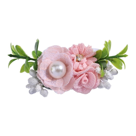 Elegant Floral Hair Clips for Girls Delicate Rose Design Hairpins Fully Lined Barrettes Fine Hair Accessories Ideal for Baby Child
