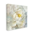 thumbnail image 1 of Delicate Flower Petals Soft White Yellow Painting Botanical & Floral Gallery-Wrapped Canvas Print Wall Art, 17x17, 1 of 6