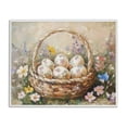 thumbnail image 1 of Stupell Industries Delicate Flowers for Easter White Framed Giclee Art, design by Petal Prints Design, 1 of 8
