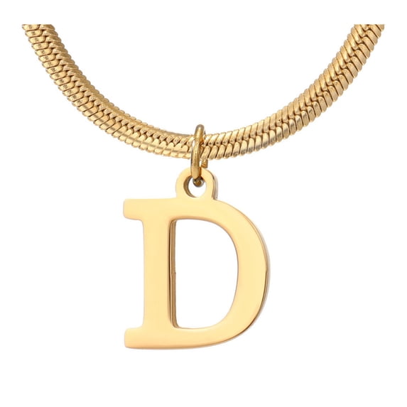 Delicate Gold Necklace For Women Elegant Letter Name Jewelry Shining Choker For Her