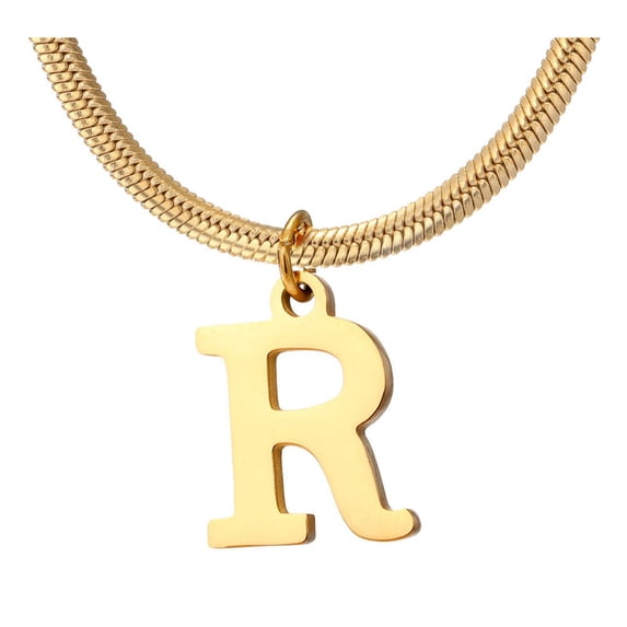 Delicate Gold Necklace For Women Elegant Letter Name Jewelry Shining Cute Choker Pendant