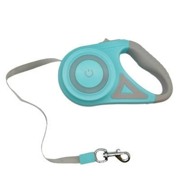 Delicate Grace Retractable Dog Leash, 16 ft, LED Light, 110 lb Capacity