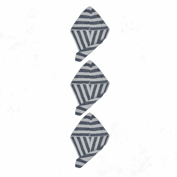 Delicate Grace Microfiber Hair Towel Wrap Absorbent Secure Easy Use 3 Counts