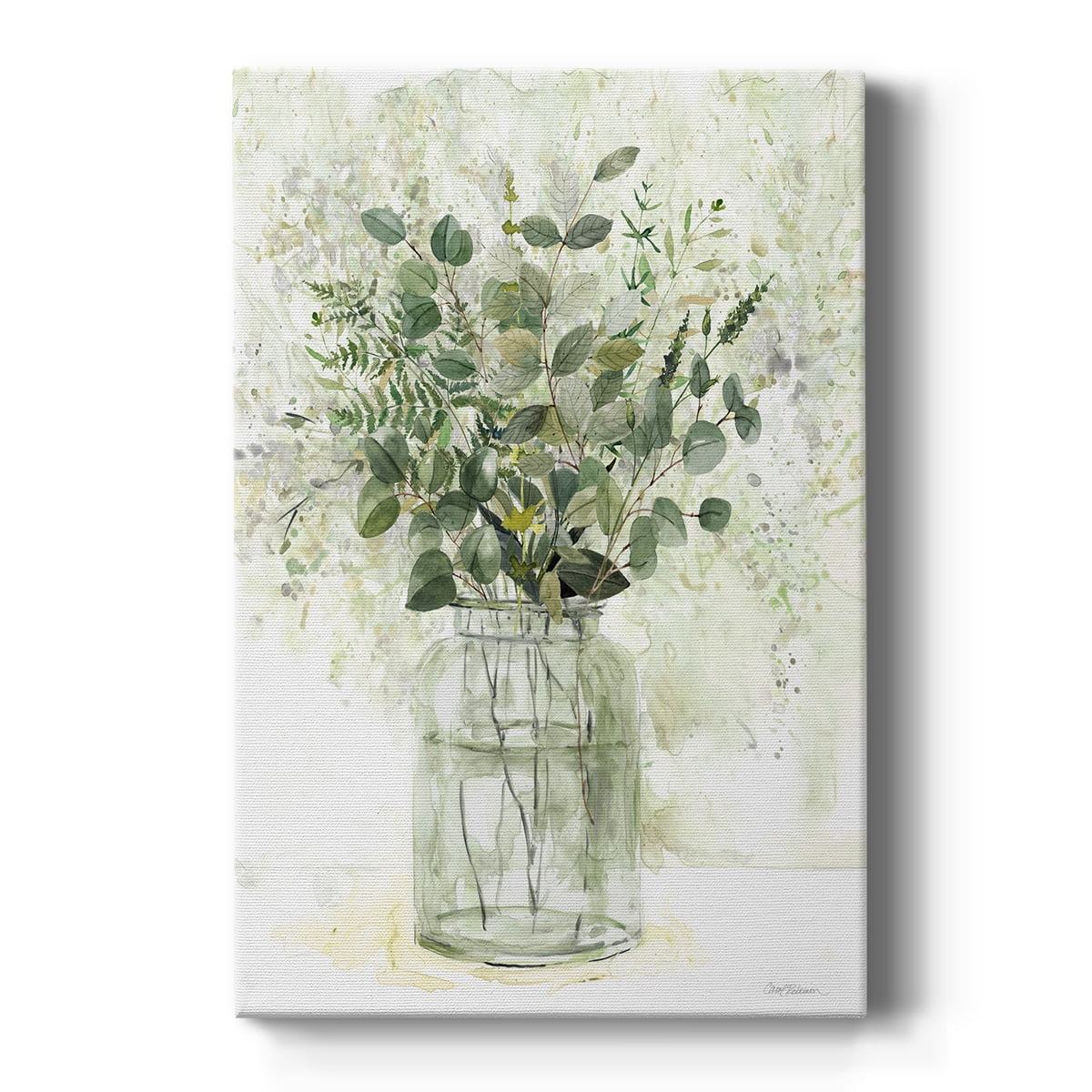 Delicate Greenery II Premium Gallery Wrapped Canvas - Ready to Hang