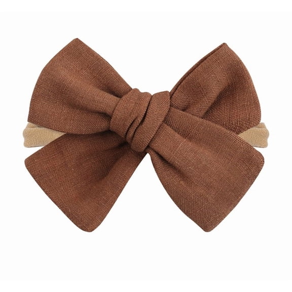 Delicate Hairband Baby Headband with Bowknot Accent Photography Props for 100 Day Pictures Taking & Special Occasion