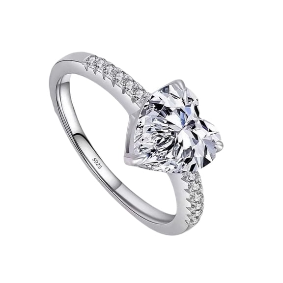 Delicate Heart Fashion Rings Geometric Rings Fashion Jewelry Finger Jewelry