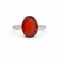 thumbnail image 1 of PILWALS Natural Red Garnet Anniversary Rings 925 Sterling, Sterling Silver, 1 of 8