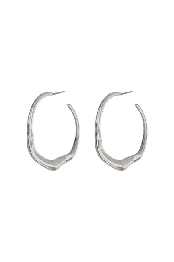 Delicate Large Hoop Earrings Jewelry Fashion Oversized Big Hoop Earring For Women Large Thick Round Circular Earrings
