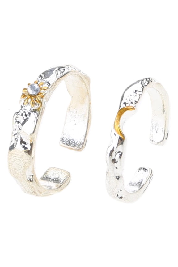 Delicate Love Sun Matching Rings Stainless Steel Sun Rings for Couples Simple Elegant Love Rings Jewelry