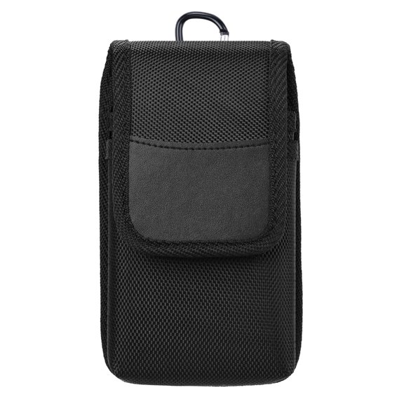Delicate Nylon Oxford Cloth Vertical Phone Pouch With Belt Clip Travel Phone Storage Case For Outdoor Activities