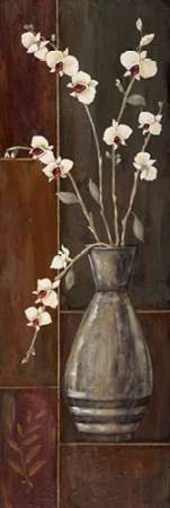Delicate Orchids I Canvas Art - Jo Moulton (8 x 24)