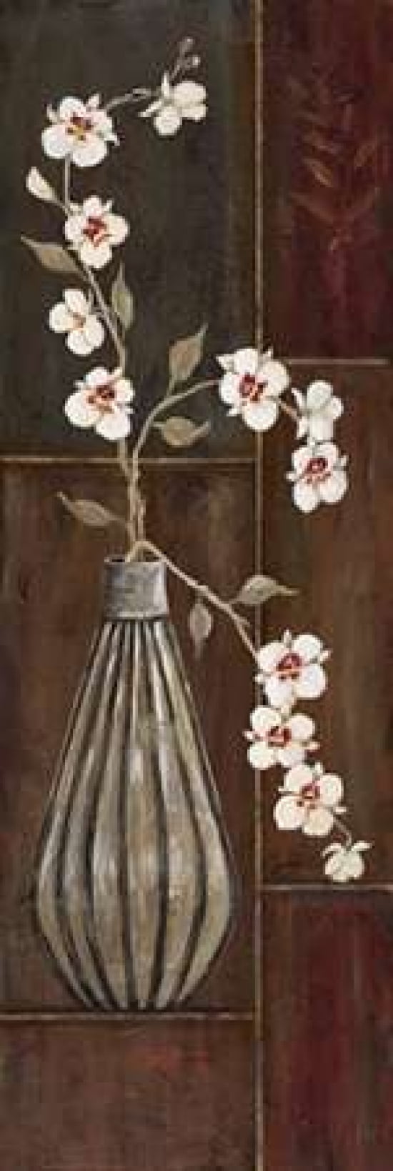 Delicate Orchids II Canvas Art - Jo Moulton (8 x 24)