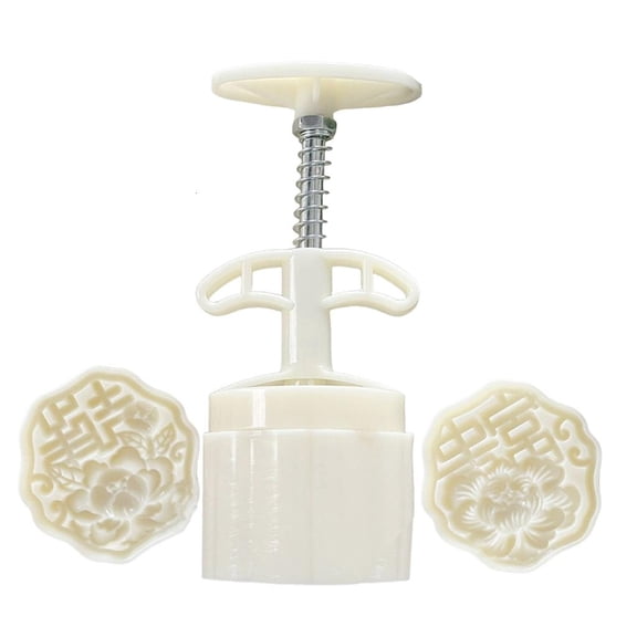 Delicate Patterned Delight Treat Crafting Molds Manual Mooncakes Press Embosser