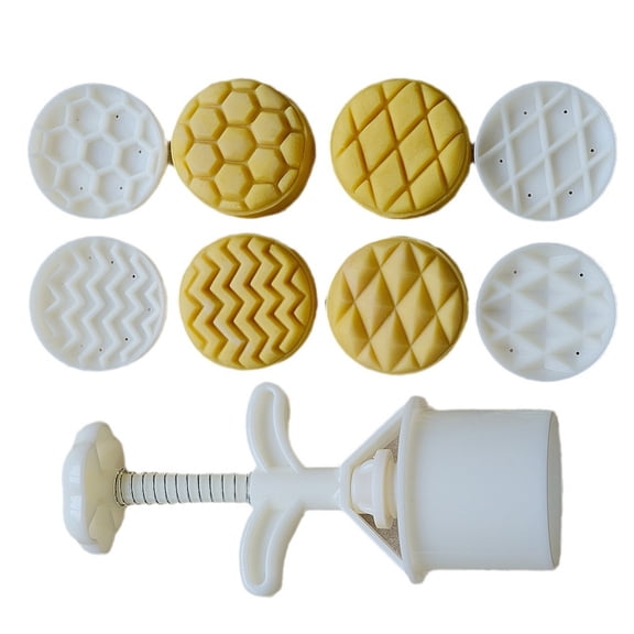 Delicate Patterned Pineapple Treat Making Molds Manual Press Embosser Convenient Kitchen Tool for Treat