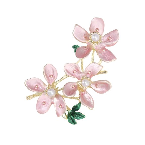 Delicate Peach Flower Jewelry Offering Beauty and Comfort Delicate for Clothing
