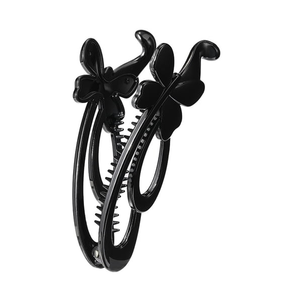 Delicate Plastic Hair Twist Clip For High Ponytails Fashion Hairpin Barrettes Suitable For Gym Office Party Hairstyles